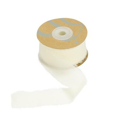 NASTRO SETA C FRANGIA MM40X15MT PANNA